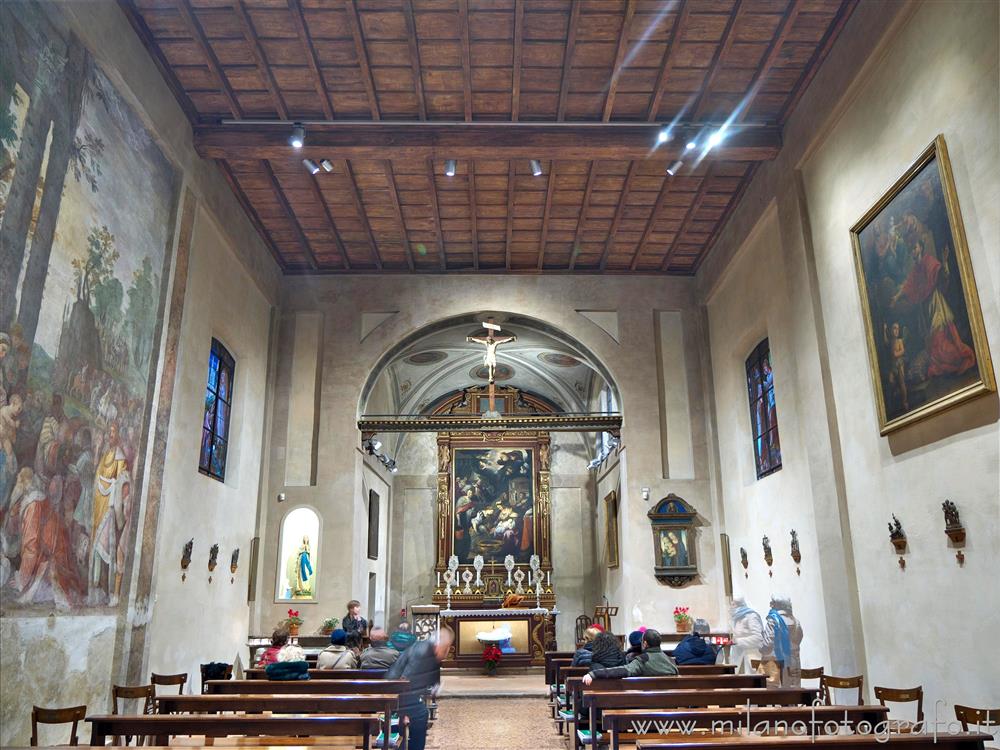 Milan (Italy) - Interior of the Sanctuary of Santa Maria Nascente in Lampugnano